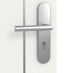 Detailansicht der Oberfläche von GARANT Wohnungseingangstür Corona 851 Weißlack 9016 CePaL