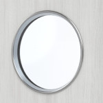 Detailansicht des Lichtausschnitts von GARANT Wohnungseingangstür Authentic Grigio CePaL mit Lichtausschnitt LA-13