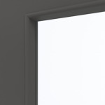 Detailansicht des Lichtausschnitts von GARANT Wohnungseingangstür 10622-60 Ebony CePaL mit Lichtausschnitt LA-7