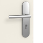 Detailansicht der Oberfläche von GARANT Wohnungseingangstür Riva RI12 Weißlack 