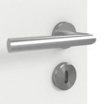 Detailansicht der Oberfläche von GARANT Doppelflügeltür Aura 830 Matt Weißlack 9016 G-TEC mit Zarge