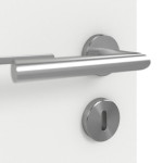 Detailansicht der Oberfläche von GARANT Doppelflügeltür Aura 831 Matt Weißlack 9016 G-TEC mit Zarge