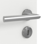 Detailansicht der Oberfläche von GARANT Doppelflügeltür Aura 832 Matt Weißlack 9016 G-TEC mit Zarge