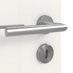 Detailansicht der Oberfläche von GARANT Doppelflügeltür Corona 831 Authentic Bianco CePaL mit Zarge