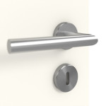 Detailansicht der Oberfläche von GARANT Doppelflügeltür Corona 834 Pearl White CePaL mit Zarge