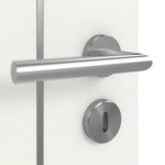 Detailansicht der Oberfläche von GARANT Doppelflügeltür Corona 851 Authentic Bianco CePaL mit Zarge