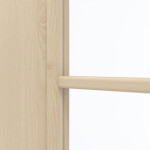 Detailansicht des Lichtausschnitts von GARANT Doppelflügeltür inkl. Zarge Authentic Sand GCK08 mit Lichtausschnitt LA-2 Sprosse SP1