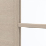 Detailansicht des Lichtausschnitts von GARANT Doppelflügeltür inkl. Zarge Quer Authentic Akazie GCK08 mit Lichtausschnitt LA-2 Sprosse SP4
