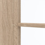 Detailansicht des Lichtausschnitts von GARANT Doppelflügeltür inkl. Zarge Authentic Eiche CPL mit Lichtausschnitt LA-3 Sprosse SP4