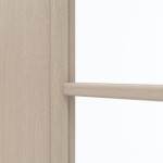 Detailansicht des Lichtausschnitts von GARANT Doppelflügeltür inkl. Zarge Authentic Akazie GCK08 mit Lichtausschnitt LA-5 bandseitig Sprosse SP10