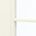 Detailansicht des Lichtausschnitts von GARANT Doppelflügeltür inkl. Zarge 9417-60 Snow White CPL mit Lichtausschnitt LA-6 Sprosse SP10