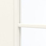 Detailansicht des Lichtausschnitts von GARANT Doppelflügeltür inkl. Zarge 0105-60 Pearl White CPL mit Lichtausschnitt LA-6 Sprosse SP4