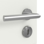 Detailansicht der Oberfläche von CLASSEN Doppelflügeltür Dynamic 3.24 Weißlack RAL 9003 inkl. Zarge