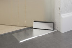 Bodentürschließer von Vertigo Motiv klar Glaspendeltür mit festem Seitenteil DORMA Mundus BTS Variante 2 - Erkelenz