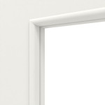 Detailansicht des Lichtausschnitts von Signum 23 LA 8 Basic Weißlack Innentür - Huga