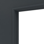 Detailansicht des Lichtausschnitts von Groove 29 LA 24 schlossseitig ProLine Lack Anthrazit RAL 7016 Innentür - Hörmann