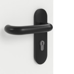 Detailansicht der Oberfläche von GARANT Rauchschutztür Aura 830 Matt Weißlack 9016 G-TEC