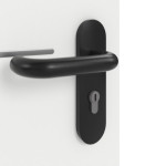 Detailansicht der Oberfläche von GARANT Rauchschutztür Aura 831 Matt Weißlack 9016 G-TEC
