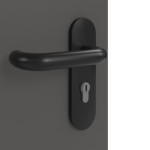 Detailansicht der Oberfläche von GARANT Rauchschutztür Corona 830 Ebony CePaL