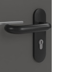 Detailansicht der Oberfläche von GARANT Rauchschutztür Corona 831 Ebony CePaL