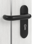 Detailansicht der Oberfläche von GARANT Rauchschutztür Corona 851 Authentic Grigio CePaL