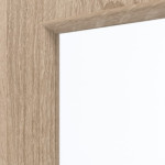 Detailansicht des Lichtausschnitts von GARANT Rauchschutztür Authentic Eiche CePaL mit Lichtausschnitt LA-10