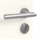 Detailansicht der Oberfläche von GARANT Schallschutztür Corona 830 Pearl White CePaL