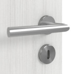Detailansicht der Oberfläche von GARANT Schallschutztür Corona 830 Authentic Grigio CePaL