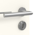 Detailansicht der Oberfläche von GARANT Schallschutztür Corona 831 Pearl White CePaL