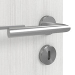 Detailansicht der Oberfläche von GARANT Schallschutztür Corona 831 Authentic Grigio CePaL