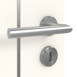 Detailansicht der Oberfläche von GARANT Schallschutztür Corona 850 Pearl White CePaL