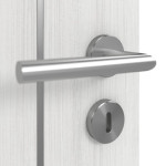 Detailansicht der Oberfläche von GARANT Schallschutztür Corona 851 Authentic Grigio CePaL