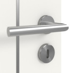 Detailansicht der Oberfläche von GARANT Schallschutztür Corona 851 Weißlack 9016 CePaL