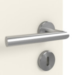 Detailansicht der Oberfläche von LEBO Thermotür Weiß 9010 Lebolit-Standard-CPL