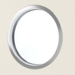 Detailbild vom Glas von Weiß ähnlich RAL 9010 LA Bullauge Basic Lack Innentür - Huga