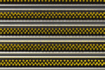 Detailaufnahme von Top-Ansicht von Aluprofilmatte KLASSIK Work B09 gelb - Entrada