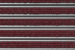 Detailaufnahme von Top-Ansicht von Aluprofilmatte ROBUST Rips T09PP rot - Entrada