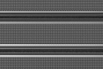 Detailaufnahme von Top-Ansicht von Aluprofilmatte ROYAL Safe R02V grau / Minibürste MB01 schwarz - Entrada