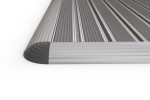 Frontale Detailaufnahme von Schuhabtreter HOME Safe R02V grau 90 x 50 cm - Entrada