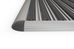 Frontale Detailaufnahme von Schuhabtreter HOME Work B302 grau 90 x 50 cm - Entrada