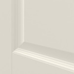 Detailansicht der Querleiste von GARANT Wohnungseingangstür Como CK2 Weißlack 