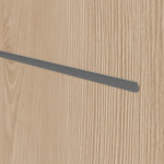 Detailansicht der Lisene von GARANT Wohnungseingangstür Corona 832 Authentic Achat CePaL