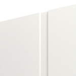 Detailansicht der Fräsung von Dynamic 2.5 Lackweiß RAL 9016 Doppelflügeltür inkl. Zarge - Classen