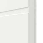 Detailansicht der Fräsung von Dynamic 3.0 Lackweiß RAL 9003 Doppelflügeltür inkl. Zarge - Classen