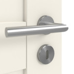 Detailansicht der Oberfläche von GARANT Zimmertür Sylt ST4 Weißlack 9010 CePaL 