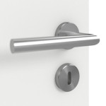 Detailansicht der Oberfläche von GARANT Wärmeschutztür Aura 830 Matt Weißlack 9016 G-TEC