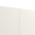 Detailansicht der Fräsung von CLASSEN Doppelflügeltür Dynamic RAL 9010 Weißlack 2.6 mit Zarge