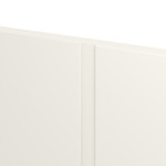 Detailansicht der Fräsung von CLASSEN Doppelflügeltür Dynamic RAL 9010 Weißlack 3.1 mit Zarge