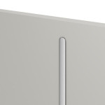 Detailansicht der Lisene von Hellgrau A 402 PortaLit Innentür Lineo Typ 3602 - Westag