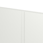 Detailansicht der Fräsung von CLASSEN Doppelflügeltür Dynamic 3.22 Weißlack RAL 9003 inkl. Zarge
